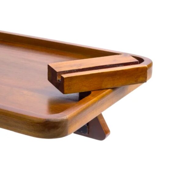 Smart Design Acacia Armrest Tray NIB - Picture 5 of 7